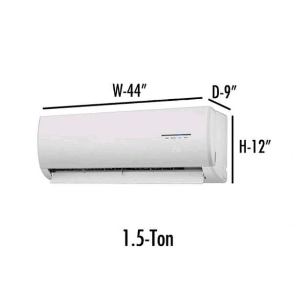 DREAM eHOME  PVC White Color Printedc 1.5TonAc Cover for Split Indoor -  1.5 Ton,  White /Blue,  PVC,  Pack of1